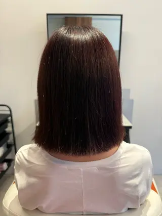 ミディアム カラー 高石 乃愛のヘアスタイル