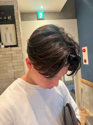 メンズ 糟谷 慈英のヘアスタイル