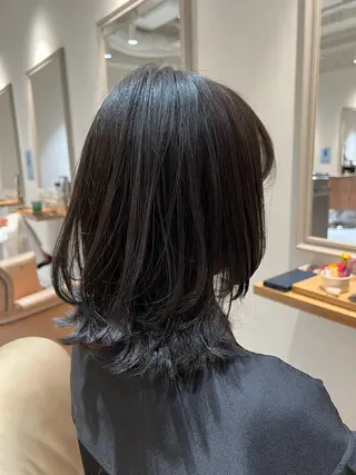 ミディアム 大河原 美優のヘアスタイル