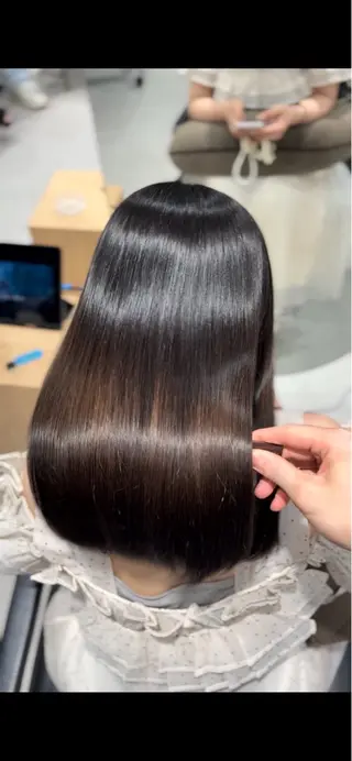 ミディアム RAFTOKYO　2nd所属・RAF RYUTOのヘアスタイル