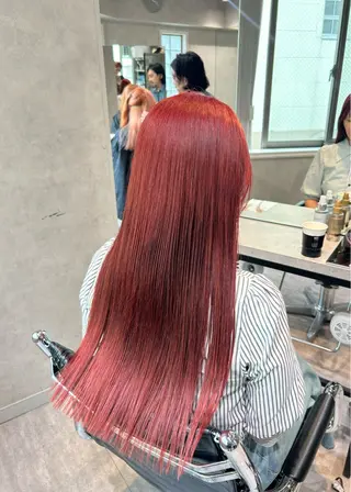 ロング カラー ayano/パーマ/ 暖色カラーのヘアスタイル