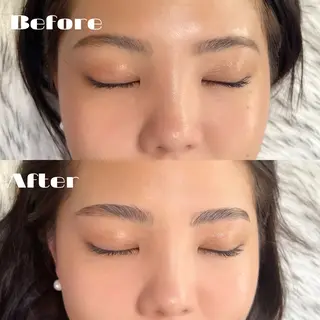 アイブロウ Mizuliネイル 眉毛メイクのサロンのネイルデザイン