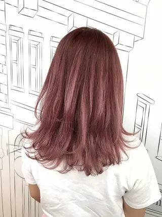 セミロング カラー レイヤー⭐️カラー ⭐️平川雅史のヘアスタイル