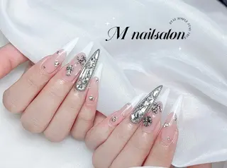 ネイル M🌷nail 長さだし専門店のネイルデザイン