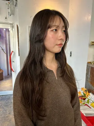 ロング maho/ブリーチ なし垢抜けカラー♡のヘアスタイル