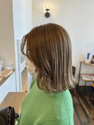 ミディアム カラー 伊藤ゆかり/髪質改善 /透明感カラーのヘアスタイル