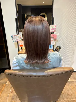 ミディアム 飯村 麻莉奈のヘアスタイル