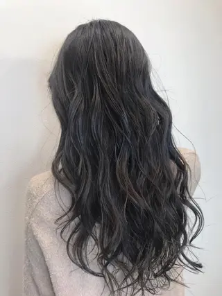 ロング カラー 酸性ストレート/ブリ ーチなし/中村 匠のヘアスタイル