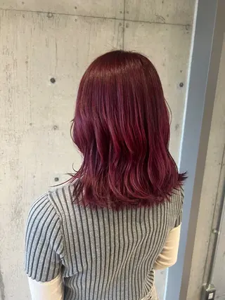 カラー 透明感/血色カラー/ 似合せレイヤー/ゆいのヘアスタイル