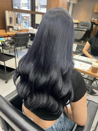 ロング カラー いろあそび所属・12月限定🉐カット モデル募集🉐のヘアスタイル