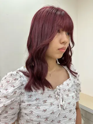 ミディアム 竹下 勝也のヘアスタイル