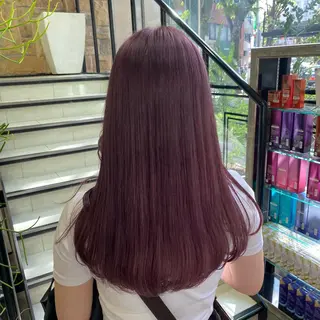 ミディアム 暖色ｶﾗｰ/ﾚｲﾔｰ ｶｯﾄ/Yunaのヘアスタイル