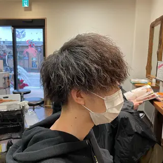 ショート パーマ メンズ Wataru 髪質改善カラー💎のヘアスタイル