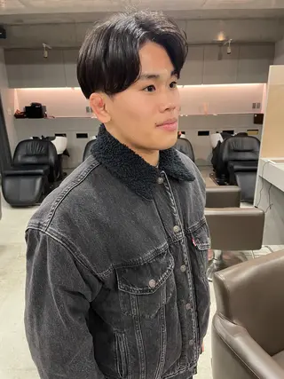 ショート カラー パーマ メンズ 表参道/髪質改善・ 透明感 colorのヘアスタイル