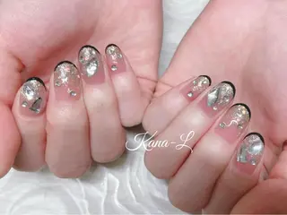 カラー ネイル 芦辺 香奈のネイルデザイン