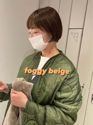 ショート カラー io所属・io濱川 遥のヘアスタイル