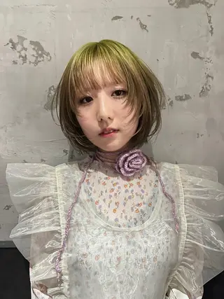 ショート 田中 里奈のヘアスタイル