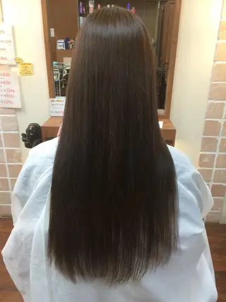 ロング カラー 大野 まゆのヘアスタイル