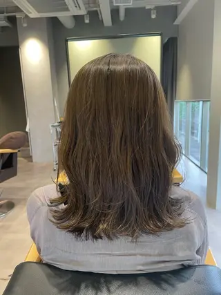 セミロング ヘアアレンジ 韓国風/オシャレ /縮毛矯正/滝口琴未のヘアスタイル