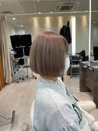 ショート カラー 淡路上新庄/髪質改善 .艶カラー/野口春貴のヘアスタイル