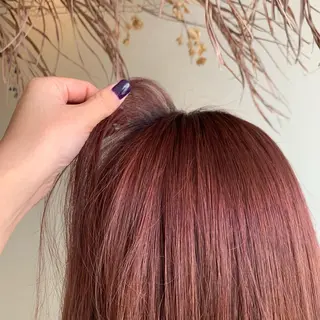 セミロング カラー 山本 知佳のヘアスタイル