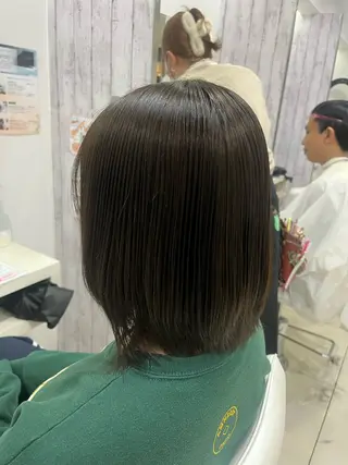 セミロング 【髪質改善カラー】 あむ·. ⟡ 🖤のヘアスタイル