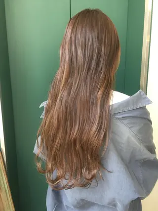 ロング カラー 💘透明感カラー💘 沖本 将宏のヘアスタイル