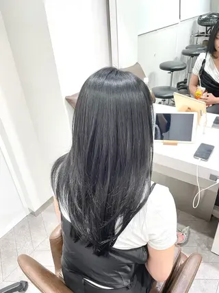 ロング ハイライトデザイン 特化/表参道/みづきのヘアスタイル