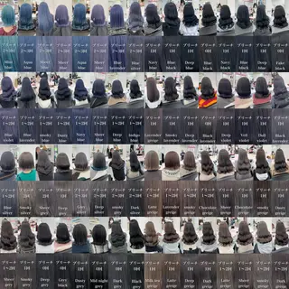 ロング カラー カラー指名NO.1 🌈Neneのヘアスタイル