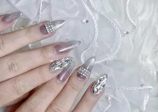 ネイル na🎀🎀na ちゅるちゅるのネイルデザイン