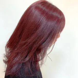 セミロング カラー 🫧ウルフカット/ 畑中結衣🫧のヘアスタイル