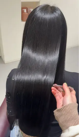 ロング ️🫧透明感カラー& 髪質改善🎀いさきのヘアスタイル