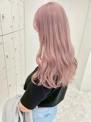 ロング カラー ハイトーン/韓国 レイヤー/るか🎀のヘアスタイル