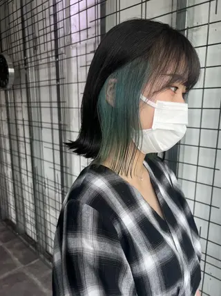 カラー AYANE 韓国ヘア /レイヤーカットのヘアスタイル