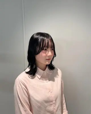 ミディアム カラー FILMS hotchiのヘアスタイル