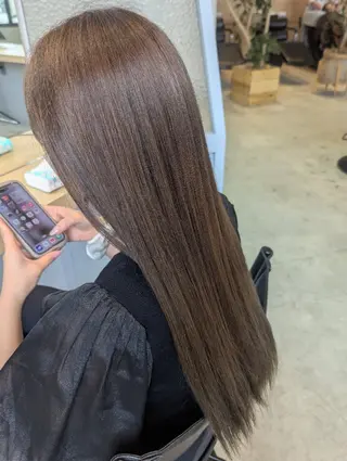 ロング 古屋 美春のヘアスタイル