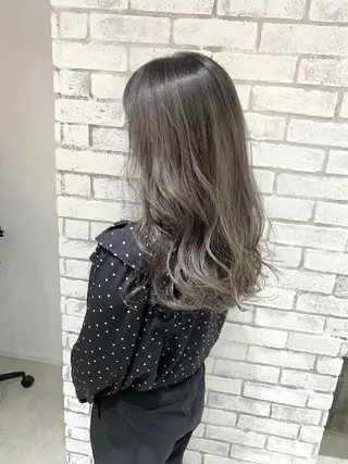 セミロング カラー パーマ ヘアアレンジ filo byFeria渋谷所属・縮毛矯正/美髪 髪質改善/石田幸輔のヘアスタイル