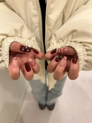 ネイル 🫧飛山琉桜/二条 ネイルアート/束感のマツエク・マツパデザイン