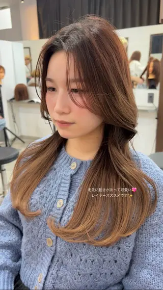 ロング カラー ヘアアレンジ VIEWTENJIN所属・✨️期間限定ボブ メニューあり✨️きらのマツエク・マツパデザイン
