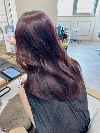 ロング カラー 南上 野々佳のヘアスタイル