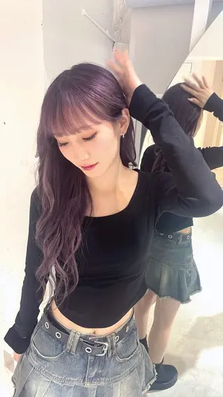 ロング カラー Eyelash Xaqua所属・渋谷/マツエク /MAYUのマツエク・マツパデザイン