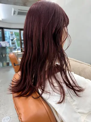 ミディアム カラー 艶髪／レイヤー／ 透明感🎀／MARIのヘアスタイル