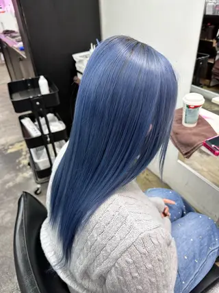 ロング ヘアアレンジ 🥀モテ暖色× エクステ🥀あかりのヘアスタイル