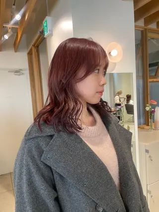 カラー アイブロウリフト パーマモデル/はなのヘアスタイル