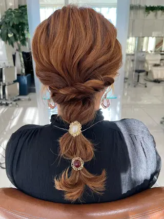 セミロング 下四日市 翠のヘアスタイル