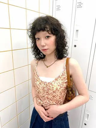 セミロング カラー パーマ lottannibirth所属・城戸 涼雅のヘアスタイル