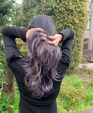 カラー ブリーチ✨ハイライト メンズヘア/アヤノのヘアスタイル