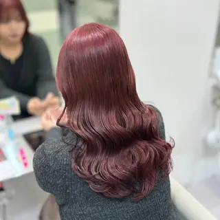 ロング R 横浜【アール】所属・ハイトーン/韓国 ヘア　momo˚✧₊のヘアスタイル