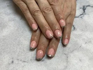 ネイル ネイルリボン 受付スタッフのネイルデザイン