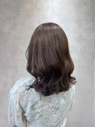 セミロング 飛田 真彩のヘアスタイル